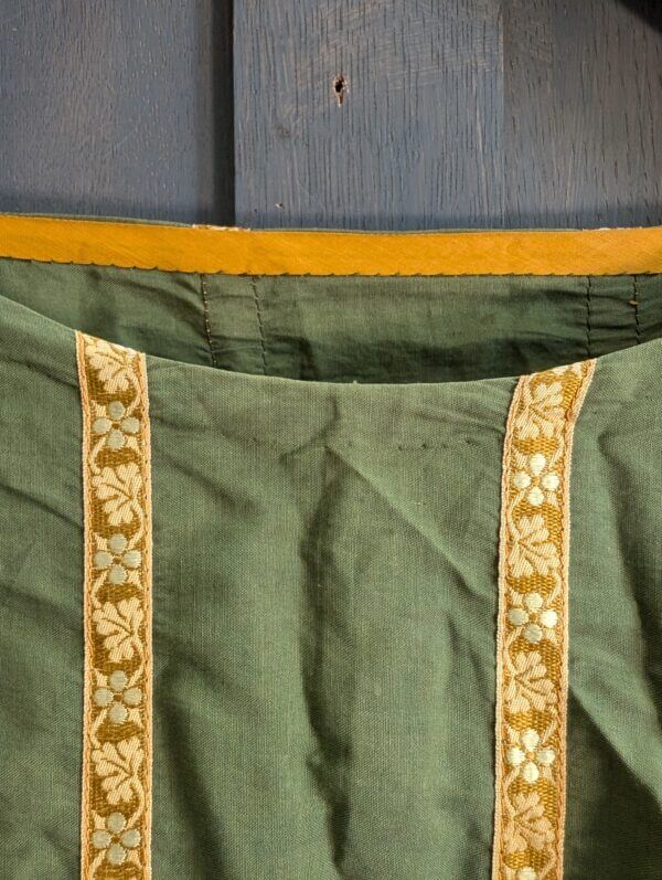 Lightweight 'Summer' Chasuble in Green Cotton with Gold Orphreys