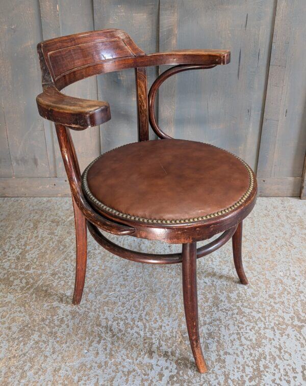 C1910 Kohn Austrian Bentwood Office Chair