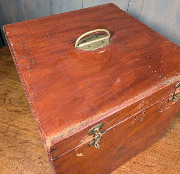 Dovetailed Mahogany Church Silver Box from St John's Blackpool