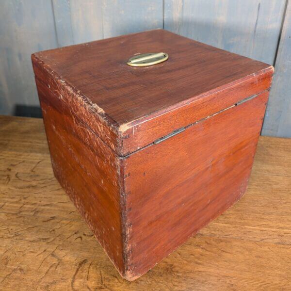 Dovetailed Mahogany Church Silver Box from St John's Blackpool