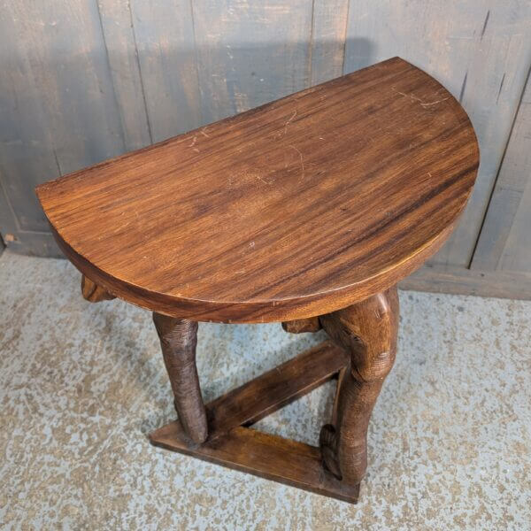 Novelty African Elephant Hardwood Table from St John's Blackpool