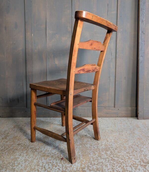 Excellent Medium Colour & Strong Elm & Beech Pilgrim Ladderback Church Chapel Chairs