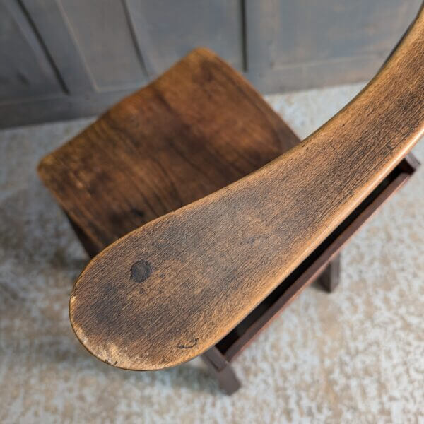 Excellent Dark Colour & Strong Elm & Beech Pilgrim Ladderback Church Chapel Chairs