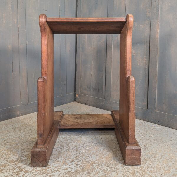 Very Solid Oak Dovetailed Antique Prie Dieu Prayer Desk in the Style of Pew