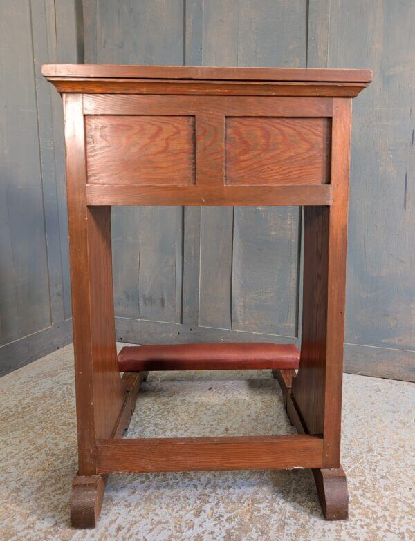 1934 'Abbess of Stanbrook' Deal Storage Prayer Desk Prie Dieu from Oxford Oratory