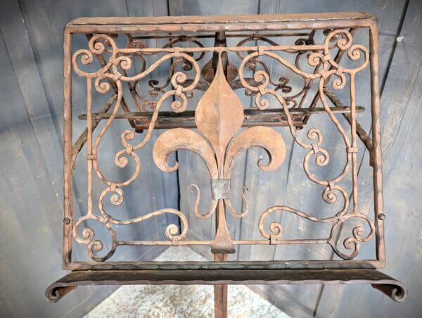 Worth Abbey Lady Chapel Heavy Wrought Iron Ancient Styled Church Lectern Ambo