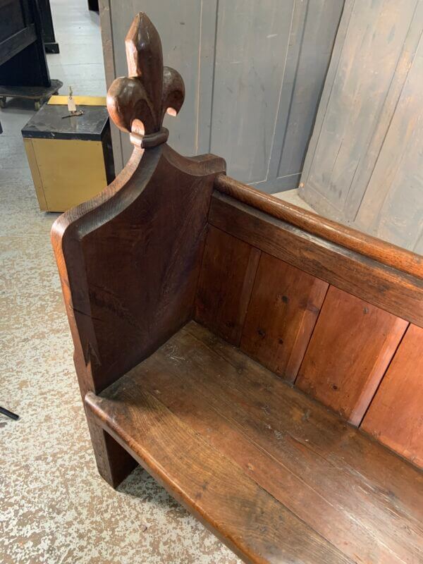 St Peter & St Paul West Wittering 1875 Fleur de Lys Oak & Pine Church Pews Benches