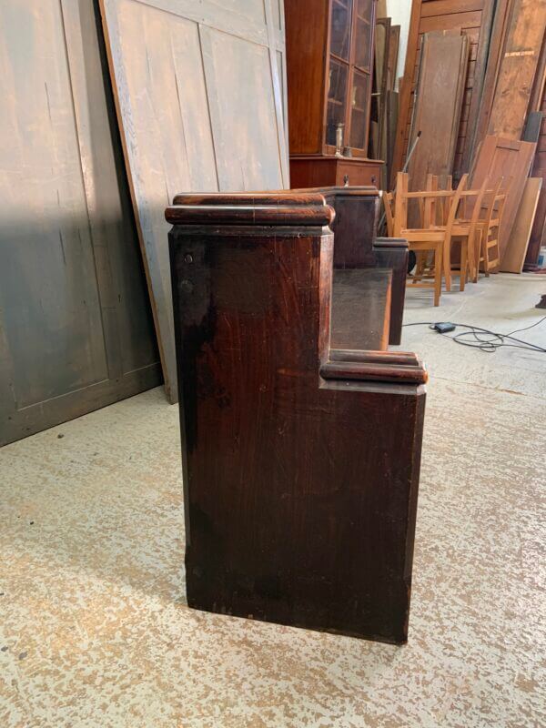 Heavy Duty Stained Pitch Pine Elbowed Pews Benches from St Chad's Parish Church Romford Type 2