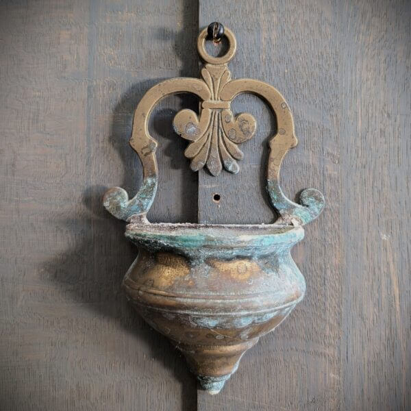 Wall Mounted Vinatge Piscina Stoop Holy Water Font from Shrewsbury Cathedral