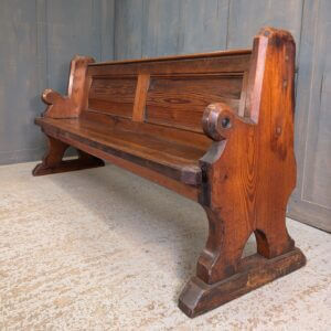 Top Quality Antique Baltic Pine Church Chapel Pews Benches from Leamington Spa