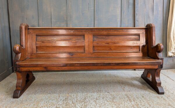 Top Quality Antique Baltic Pine Church Chapel Pews Benches from Leamington Spa