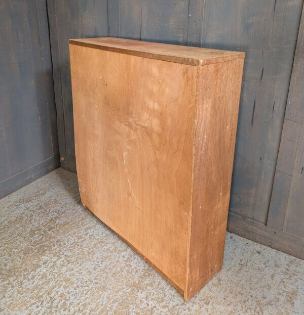 Simple 1960's Hardwood Veneer Bookcase from Worth Abbey in need of Painting etc.