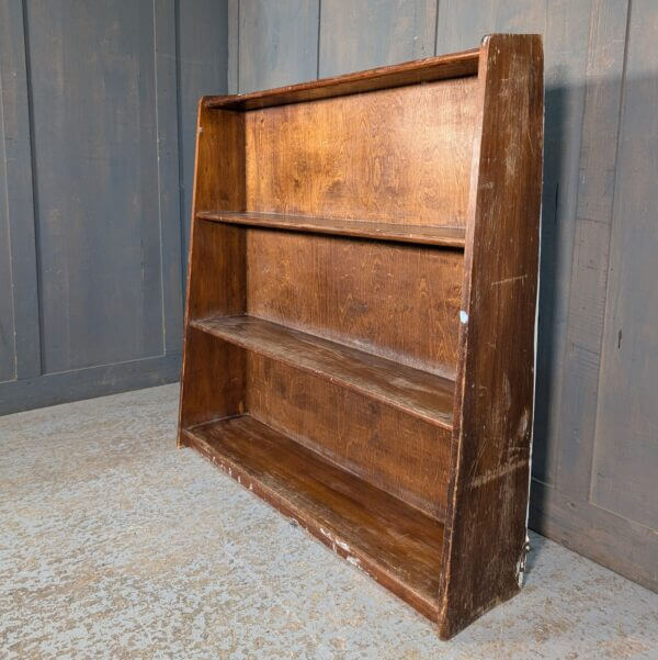 Simple Hardwood 1960's Bookcase from Worth Abbey