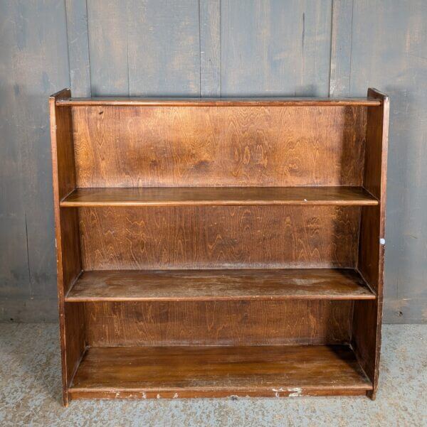 Simple Hardwood 1960's Bookcase from Worth Abbey