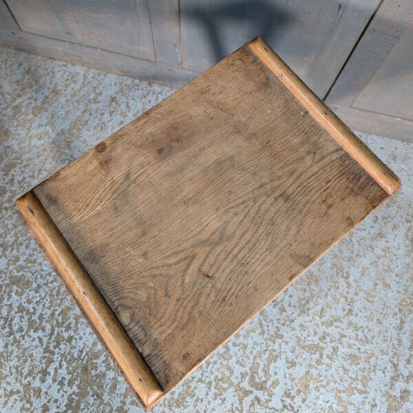 Simple X-Frame Small Oak Table from Worth Abbey