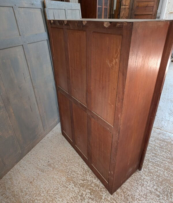 Large Mahogany Religious Textile Press Chest of Drawers from Worth Abbey