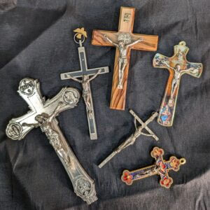 Collection of 6 Small Crucifixes