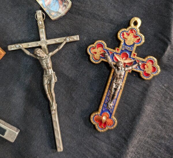 Collection of 6 Small Crucifixes