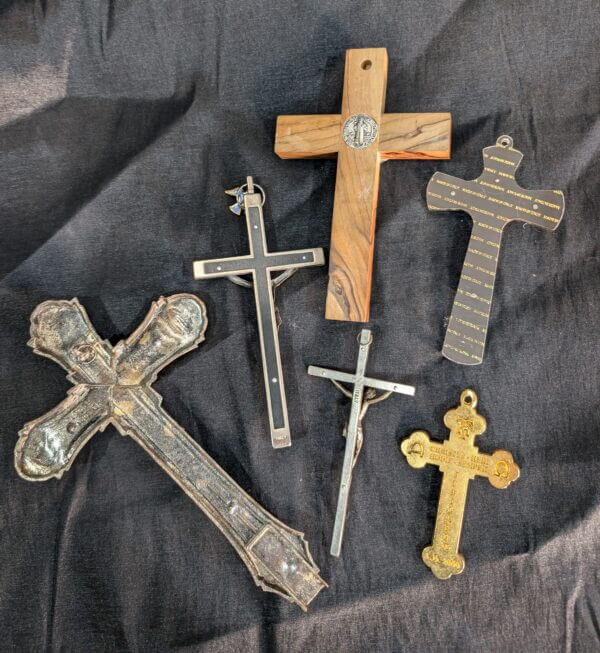 Collection of 6 Small Crucifixes