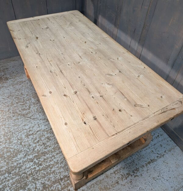 Classic Reclaimed Pine Plank Refectory Table