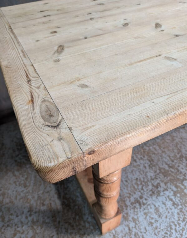 Classic Reclaimed Pine Plank Refectory Table