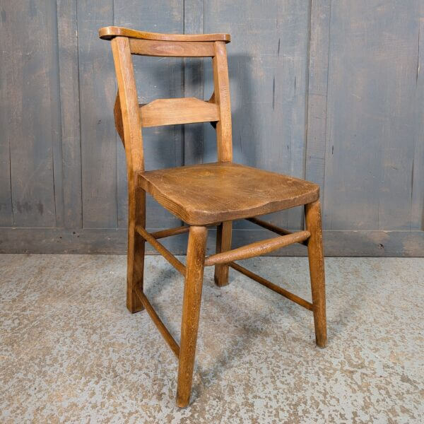 Good Weight Elm and Beech Single Pilgrim Bar Back Church Chapel Chairs