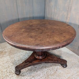 Characterful Victorian Mahogany Tilt Top Circular Breakfast Table