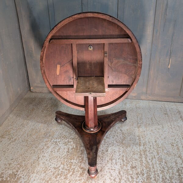 Characterful Victorian Mahogany Tilt Top Circular Breakfast Table