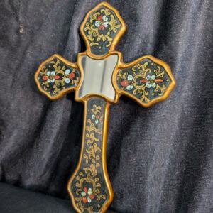 Decorative Peruvian 'Mirror' Cross - We Can All Be Godly