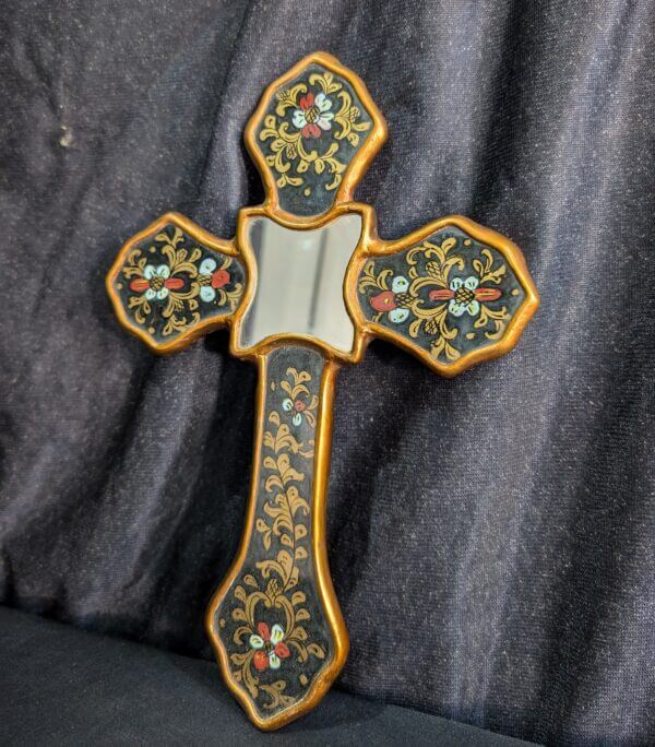 Decorative Peruvian 'Mirror' Cross - We Can All Be Godly