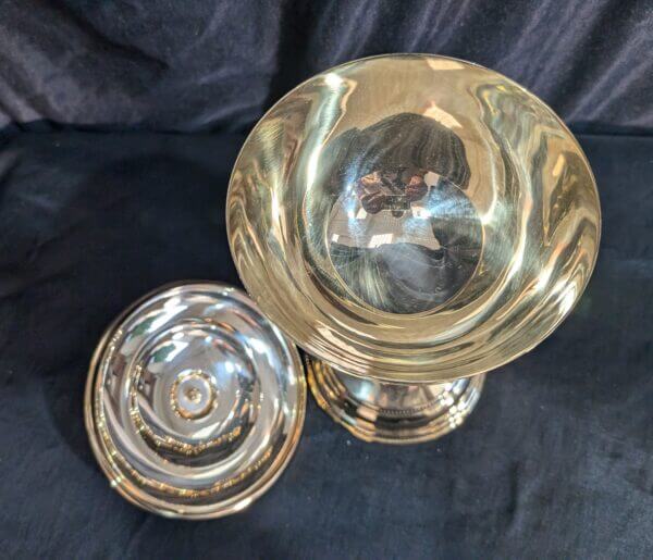 As New Very Heavy & Large Gold Plated Ciborium via Germany