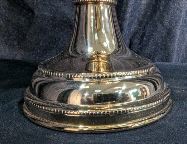 As New Very Heavy & Large Gold Plated Ciborium via Germany