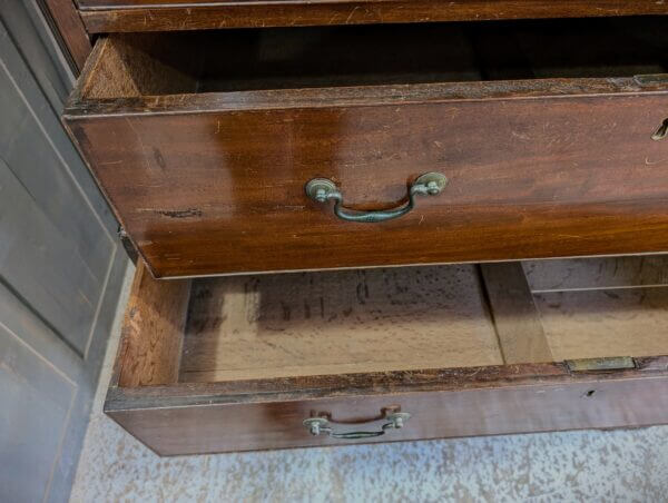 Antique George III Chest on Chest Tallboy Chest of Drawers