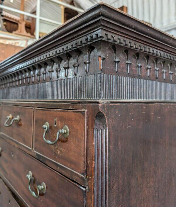 Antique George III Chest on Chest Tallboy Chest of Drawers