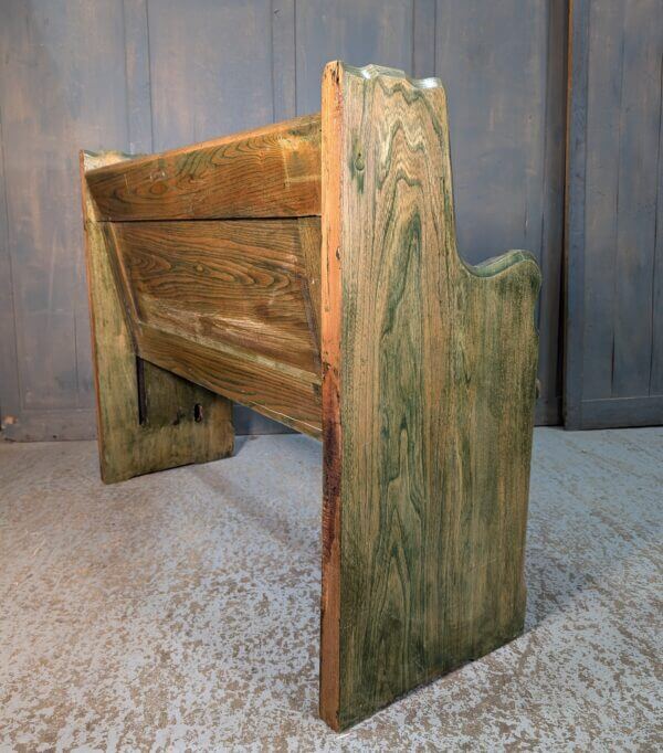 Vintage Canadian Green Oak Panel Back Church Chapel Pews Benches from United Church Crowborough