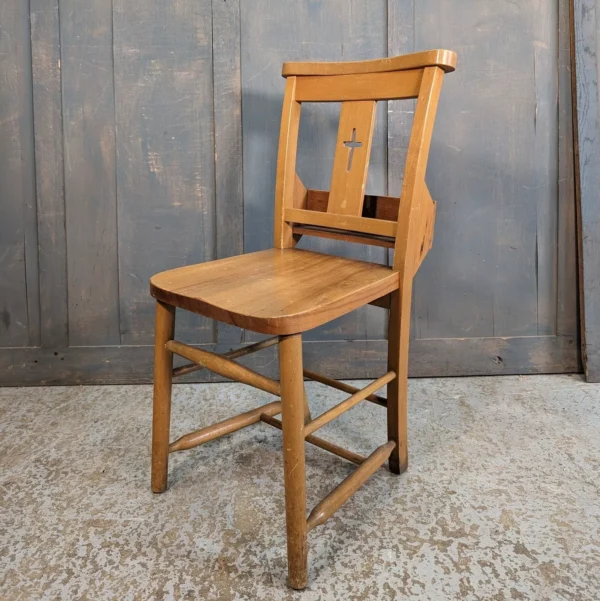 Classic Cross Back Beech Church Chapel Chairs From St Pauls West Wycombe