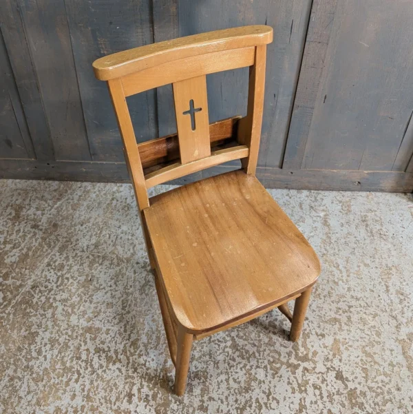 Classic Cross Back Beech Church Chapel Chairs From St Pauls West Wycombe