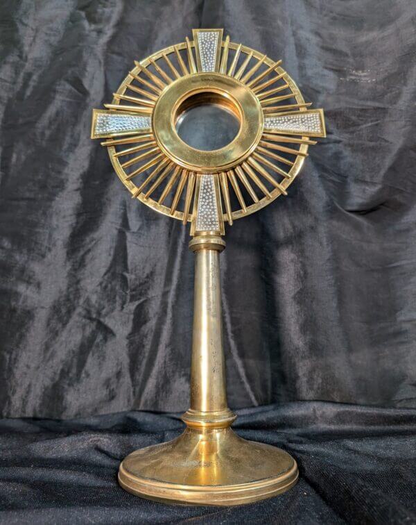 1960's Vintage Post Modern French Church Monstrance from St Albans, Derby