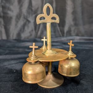 Sweet Small Yet Heavy Three Bell Sanctus Liturgy Bells from St Albans, Derby