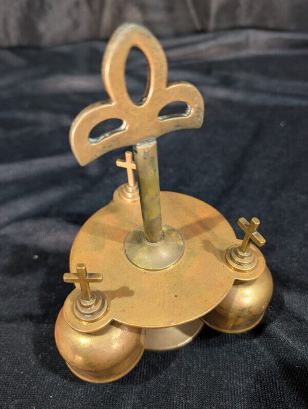 Sweet Small Yet Heavy Three Bell Sanctus Liturgy Bells from St Albans, Derby