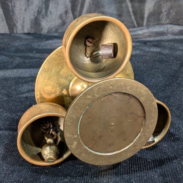 Sweet Small Yet Heavy Three Bell Sanctus Liturgy Bells from St Albans, Derby