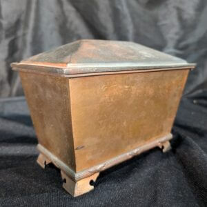 Vintage Bronze Casket (empty) suitable for Larger Relics or Cremation Ashes