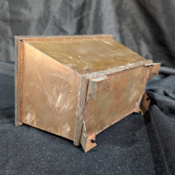 Vintage Bronze Casket (empty) suitable for Larger Relics or Cremation Ashes