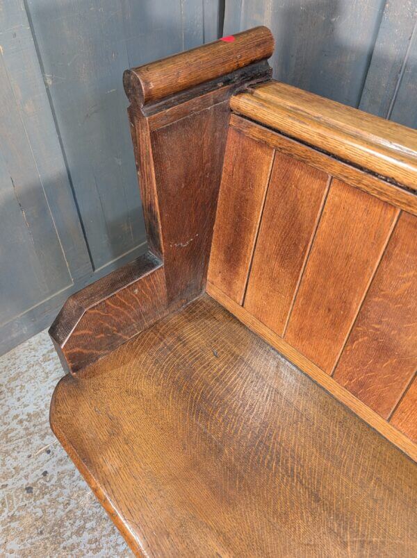 Winchester Elbow Ended Oak T&G Antique Church Chapel Pews Benches