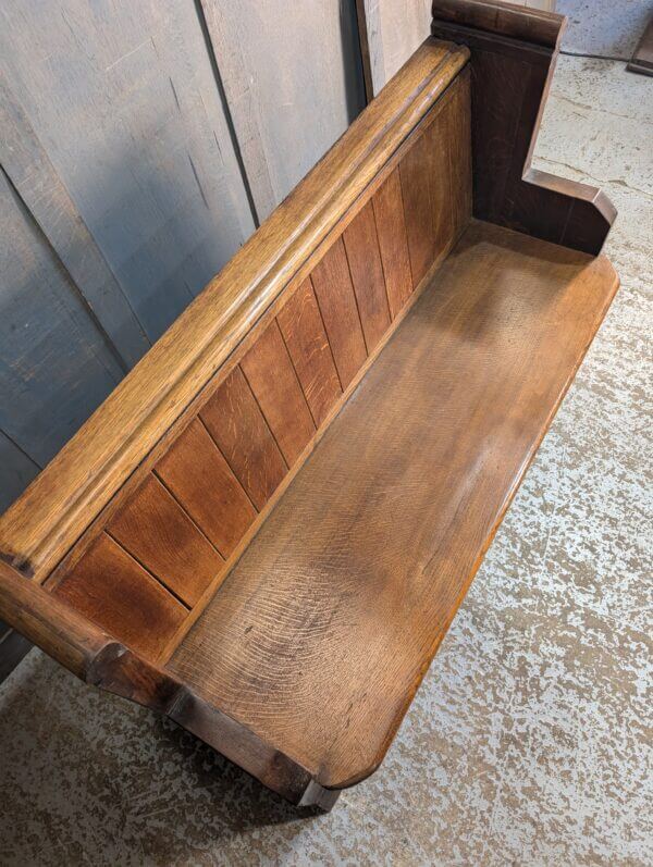 Winchester Elbow Ended Oak T&G Antique Church Chapel Pews Benches