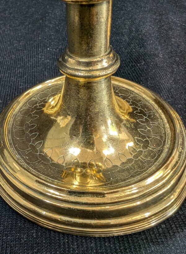 Gilt Brass Classic Style Ciborium with Cross Lid from St Veronica Rossendale