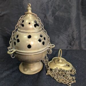 Original Antique Well Used Thurible Censer Incense Burner from St Veronica Rossendale