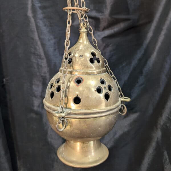 Original Antique Well Used Thurible Censer Incense Burner from St Veronica Rossendale