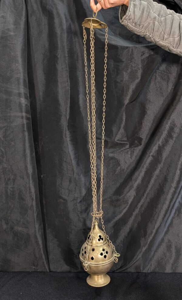 Original Antique Well Used Thurible Censer Incense Burner from St Veronica Rossendale