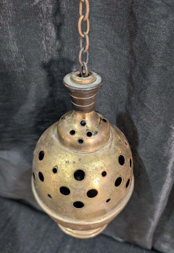 Old Vintage British Brass Censer Thurible Incense Burner 'The Simple One'